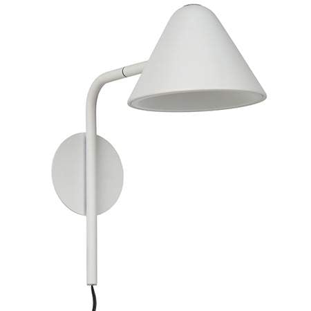 Aplique metal blanco Ø15x30 cm G9 - LGAP0069