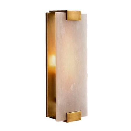 Apliqué metal alabastro bronce 15x47 cm E27 - LGAP0072