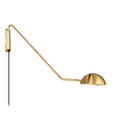 Apliqué brazo metal dorado Ø25x1,02x55 cm E27 - LGAP0115
