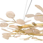 Lámpara colgante metal conchas bronce Ø92cm 9 luces G9 - LGLC0036