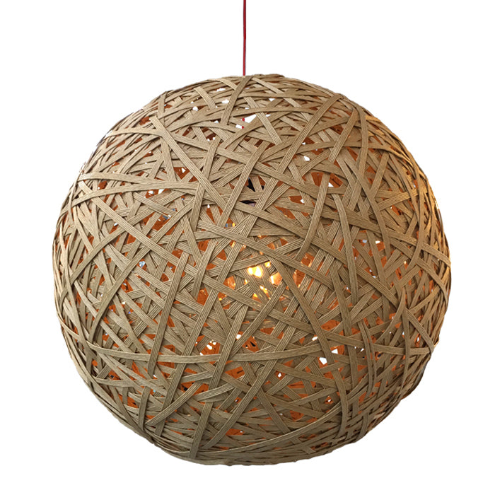 Lámpara colgante fibra de cañamo Ø 50 cm E27 - LGLC0071