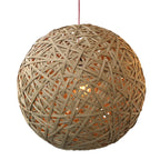 Lámpara colgante fibra de cañamo Ø 50 cm E27 - LGLC0071
