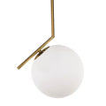 Lámpara colgante vidrio bronce Ø 30 cm E27 - LGLC0076