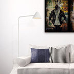 Lámpara de pie metal blanco Ø15x1,295 cm G9 - LGLP0017