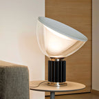 Lámpara sobremesa metal negro vidrio E27 -LGLS0035