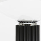 Lámpara sobremesa metal negro vidrio E27 -LGLS0035
