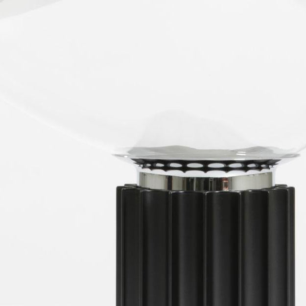 Lámpara sobremesa metal negro vidrio E27 -LGLS0035