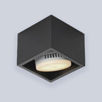 Plafón metal negro dirigible GX53 - LGPL0007