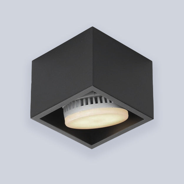 Plafón metal negro dirigible GX53 - LGPL0007