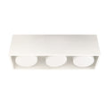 Plafón metal blanco dirigible 3 luces GX53 - LGPL0010