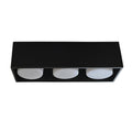 Plafón metal negro dirigible 3 luces GX53 - LGPL0011