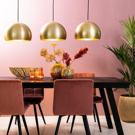 Lámpara colgante metal oro 1,20 cm 3 luces E27 - LLLC0166