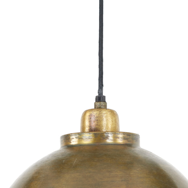 Lámpara de metal bronce envejecida Ø30 cm E27 - LLLC0175