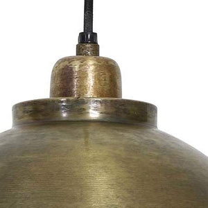 Lámpara colgante metal bronce envejecido Ø45 cm E27 - LLLC0221