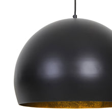 Cargar imagen en el visor de la galería, Lámpara colgante metal negro mate Ø 56 cm E27 - LLLC0290
