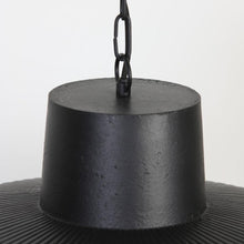 Cargar imagen en el visor de la galería, Lámpara colgante metal negro Ø 40 cm E27 - LLLC0324
