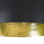 Lámpara colgante metal negro oro Ø 30 cm E27 - LLLC0339