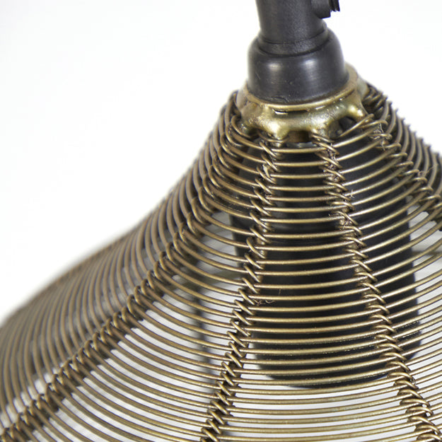 Lámpara colgante metal bronce envejecido 1,00x22 cm 5 luces E27 - LLLC0375