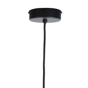 Lámpara colgante metal negro Ø28 cm E27 - LLLC0385
