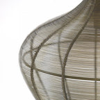 Lámpara colgante metal bronce envejecido Ø34 cm E27 - LLLC0401