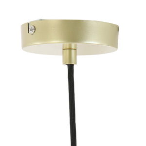 Lámpara colgante metal oro Ø50x58 cm E27 - LLLC0431