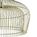 Lámpara colgante metal bronce envejecido Ø44 cm E27 - LLLC0420