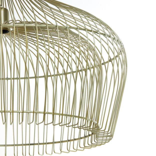 Lámpara colgante metal bronce envejecido Ø44 cm E27 - LLLC0420