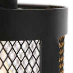 Lámpara colgante metal negro Ø26 cm 5 luces E27 - LLLC0424