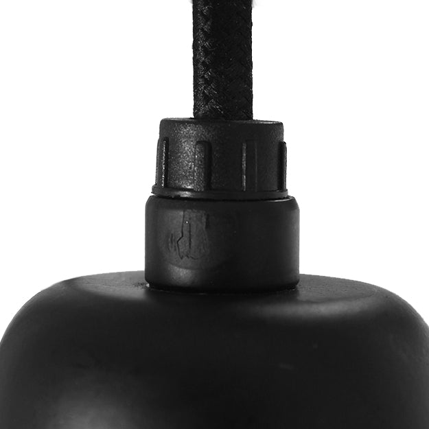 Lámpara colgante metal negro Ø26 cm 5 luces E27 - LLLC0424