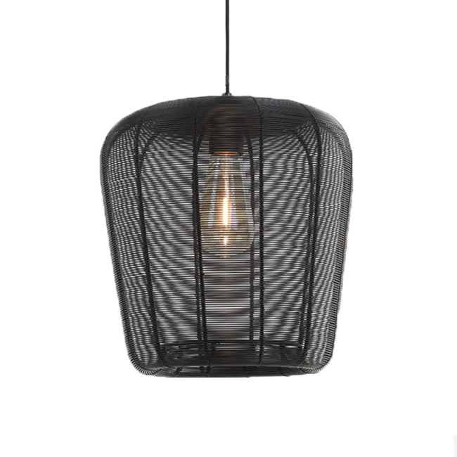 Lámpara colgante metal negro Ø28 cm E27 - LLLC0433