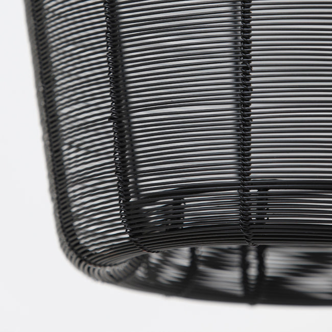 Lámpara colgante metal negro Ø31 cm E27 - LLLC0443