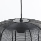 Lámpara colgante metal negro Ø31 cm E27 - LLLC0443
