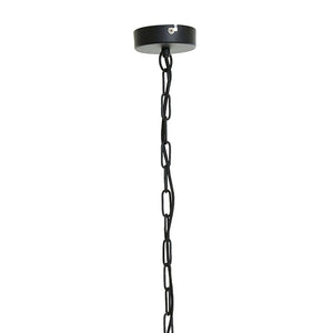 Lámpara colgante metal negro Ø44x39 cm E27