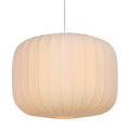 Lámpara colgante fibra blanco Ø35x25 cm E27 - LLLC0440