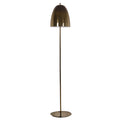 Lámpara de pie metal café oscuro Ø28x1,45 cm E27 - LLLP0048