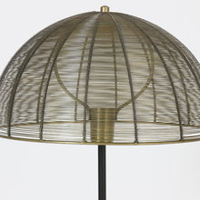 Cargar imagen en el visor de la galería, Lámpara de pie metal bronce envejecido negro Ø40x1,44 cm E27 - LLLP0055
