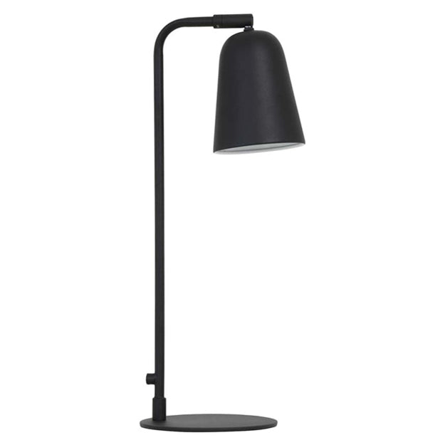 Lámpara sobremesa metal negro Ø16x48 cm E27 - LLLS0030