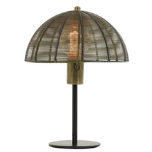 Cargar imagen en el visor de la galería, Lámpara metal bronce envejecido negro Ø25x33 cm E27
