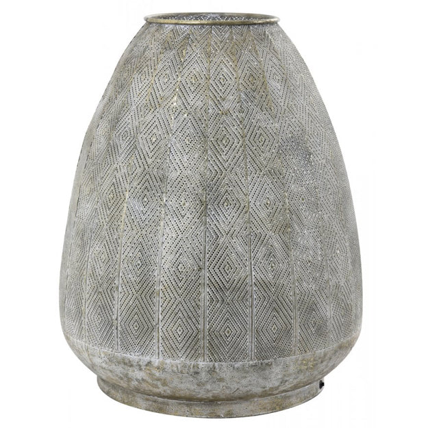 Lámpara sobremesa metal oro blanco Ø 46,5x57,5 cm E27 - LLLS0178