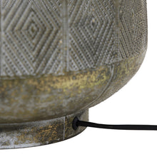 Cargar imagen en el visor de la galería, Lámpara sobremesa metal oro blanco Ø 46,5x57,5 cm E27 - LLLS0178
