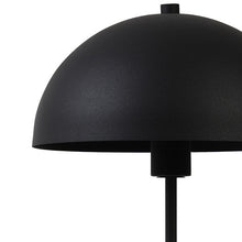 Cargar imagen en el visor de la galería, Lámpara sobremesa metal negro mate Ø30x45 cm E27 - LLLS0216
