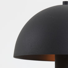 Cargar imagen en el visor de la galería, Lámpara sobremesa metal negro mate Ø30x45 cm E27 - LLLS0216
