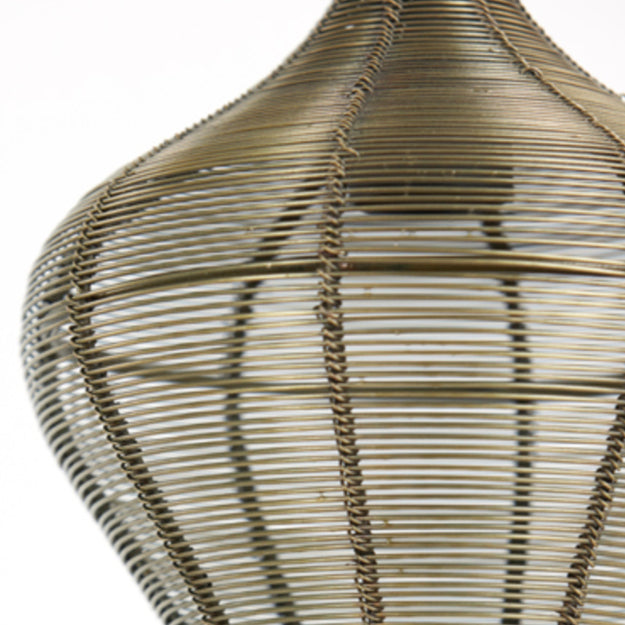 Lámpara sobremesa metal negro bronce Ø18x62 cm E27 - LLLS0230