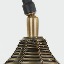 Cargar imagen en el visor de la galería, Lámpara sobremesa metal negro bronce Ø18x62 cm E27 - LLLS0230
