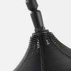 Lámpara sobremesa metal negro Ø 18x62 cm E27 - LLLS0231