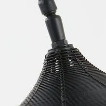 Cargar imagen en el visor de la galería, Lámpara sobremesa metal negro Ø 18x62 cm E27

