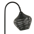 Lámpara sobremesa metal negro Ø 18x62 cm E27 - LLLS0231