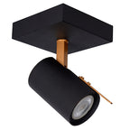 Foco metal negro bronce 10x15 cm GU10 - LUFO0005