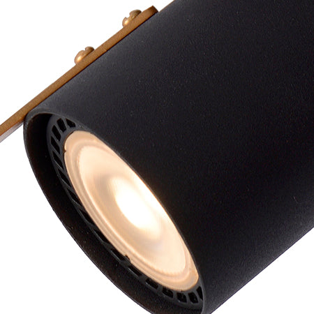 Foco metal negro bronce 10x15 cm GU10 - LUFO0005