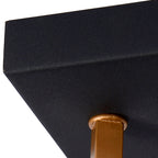 Foco metal negro bronce 10x15 cm GU10 - LUFO0005